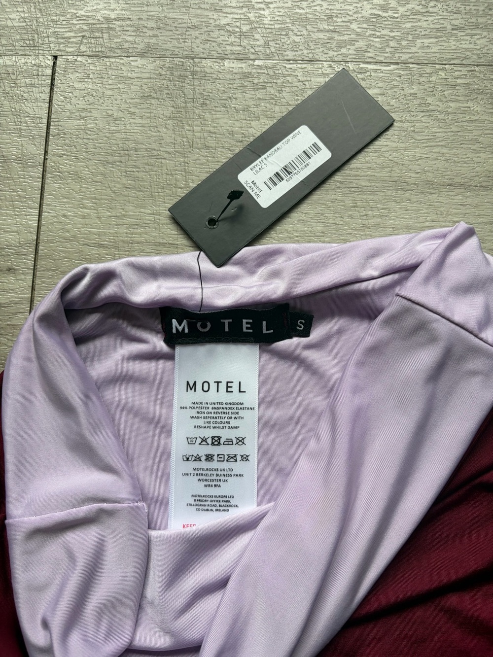 Motel Rocks Foldover Tube Top - Picture 3 of 3